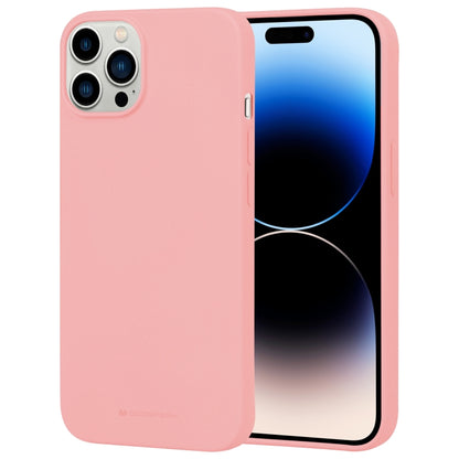 For iPhone 15 Pro Max GOOSPERY SOFT FEELING Liquid TPU Soft Phone Case(Pink) - iPhone 15 Pro Max Cases by GOOSPERY | Online Shopping South Africa | PMC Jewellery | Buy Now Pay Later Mobicred