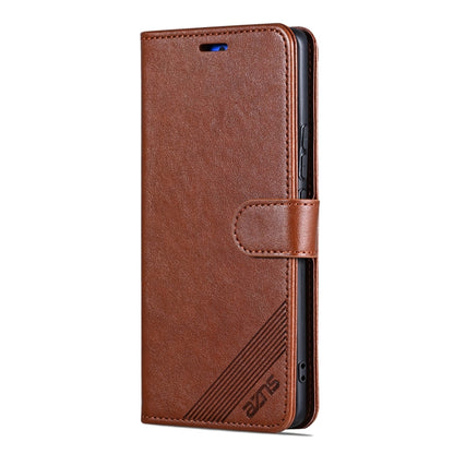 For OPPO Find X8 Pro AZNS Sheepskin Texture Flip Leather Phone Case(Brown) - Find X8 Pro Cases by AZNS | Online Shopping South Africa | PMC Jewellery | Buy Now Pay Later Mobicred