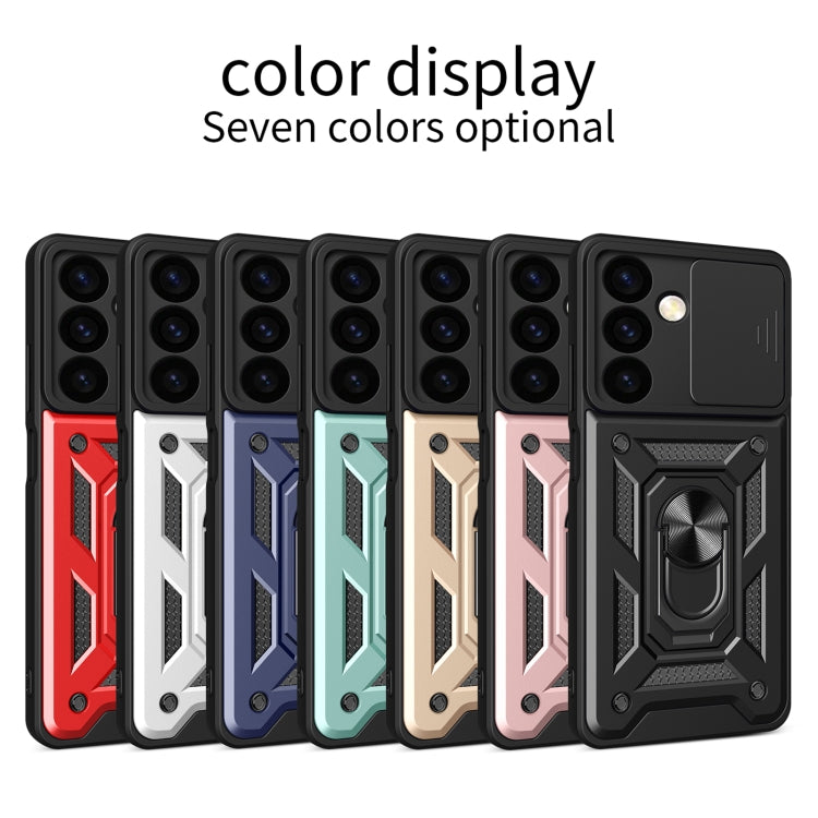 For Samsung Galaxy S24+ 5G Sliding Camera Cover Design TPU+PC Phone Case(Blue) - free shipping - PMC TechLife - Order now!