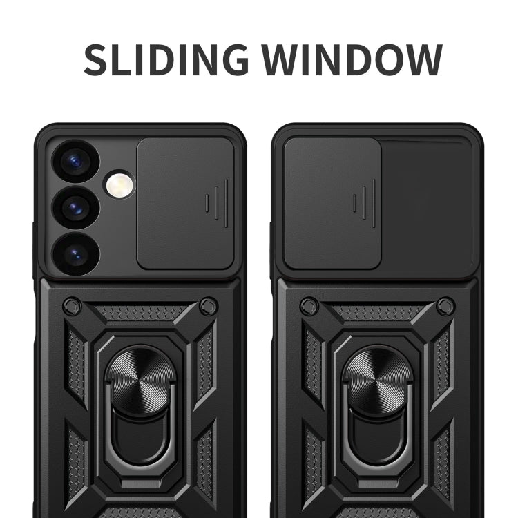 For Samsung Galaxy S24+ 5G Sliding Camera Cover Design TPU+PC Phone Case(Blue) - free shipping - PMC TechLife - Order now!