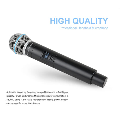 XTUGA A140-B Wireless Microphone System 4 BodyPack Headset Lavalier Microphone(AU Plug) - Microphone by XTUGA | Online Shopping South Africa | PMC Jewellery | Buy Now Pay Later Mobicred