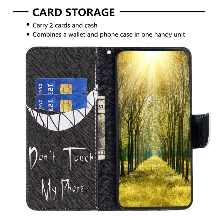 For vivo Y78 5G Colored Drawing Pattern Leather Phone Case(Smirk) - vivo Cases by PMC TechLife | Online Shopping South Africa | PMC TechLife | Buy Now Pay Later Mobicred