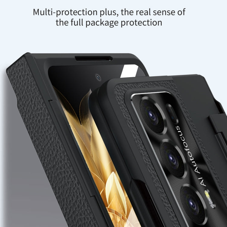 For Honor Magic V2 Shield Series Integrated Folding Phone Case(Pink) - Honor Cases by PMC TechLife | Online Shopping South Africa | PMC TechLife | Buy Now Pay Later Mobicred