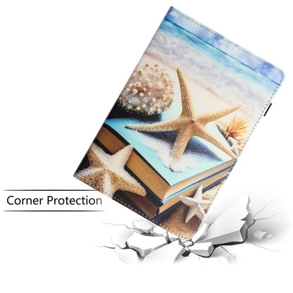 For iPad Pro 11 2024 Sewing Litchi Texture Smart Leather Tablet Case(Starfish) - iPad Pro 11 2024 Cases by PMC Jewellery | Online Shopping South Africa | PMC Jewellery | Buy Now Pay Later Mobicred