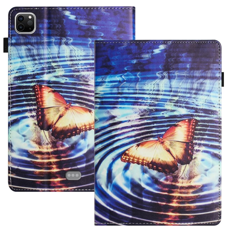 For iPad Pro 11 2024 Sewing Litchi Texture Smart Leather Tablet Case(Butterfly) - iPad Pro 11 2024 Cases by PMC TechLife | Online Shopping South Africa | PMC TechLife | Buy Now Pay Later Mobicred
