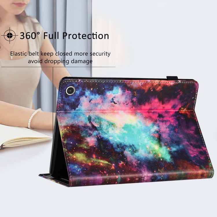 For Amazon Kindle Fire HD 10 2021 Sewing Litchi Texture Smart Leather Tablet Case(Starry Sky) - Amazon by PMC TechLife | Online Shopping South Africa | PMC TechLife | Buy Now Pay Later Mobicred