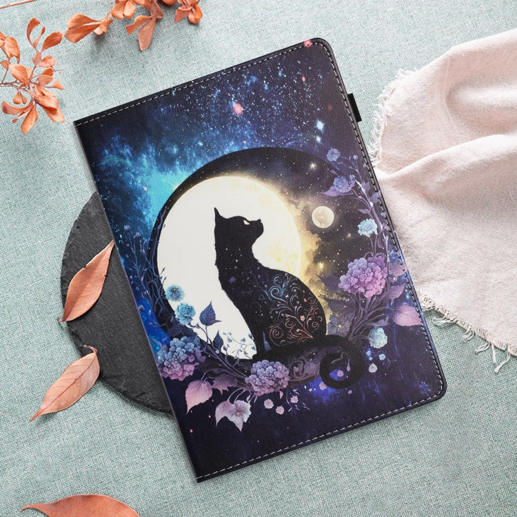 For Amazon Kindle Fire Max 11 2023 Sewing Litchi Texture Smart Leather Tablet Case(Cat) - Amazon by PMC TechLife | Online Shopping South Africa | PMC TechLife | Buy Now Pay Later Mobicred