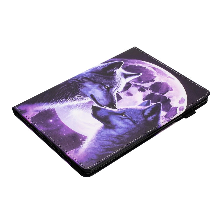 For Lenovo Tab M10 Sewing Litchi Texture Smart Leather Tablet Case(Wolf) - Lenovo by PMC TechLife | Online Shopping South Africa | PMC TechLife | Buy Now Pay Later Mobicred