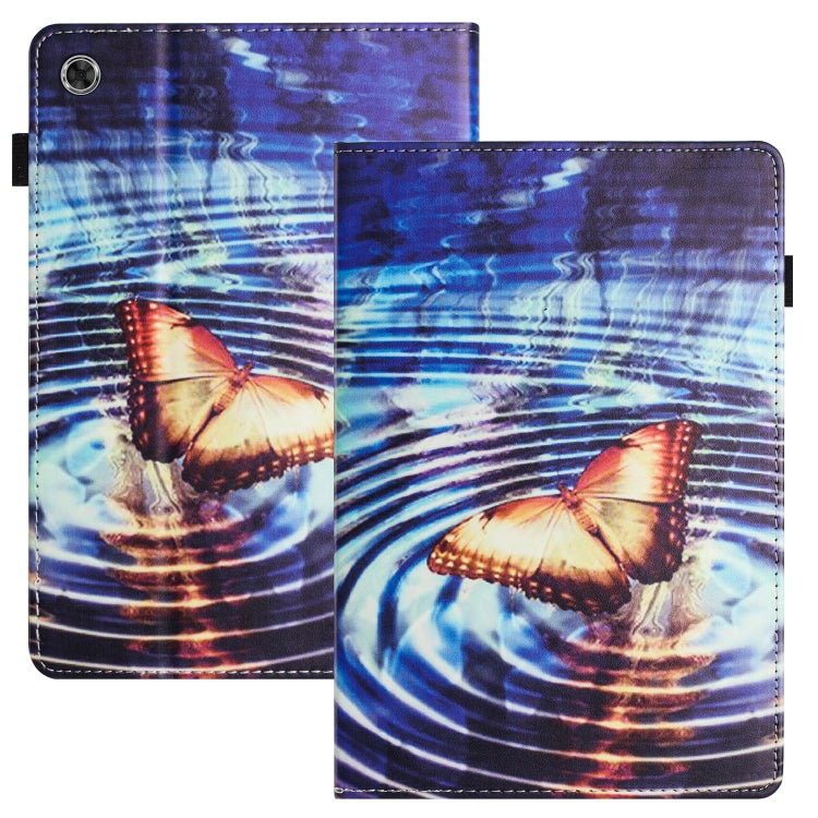For Lenovo M10 Plus Sewing Litchi Texture Smart Leather Tablet Case(Butterfly) - Lenovo by PMC TechLife | Online Shopping South Africa | PMC TechLife | Buy Now Pay Later Mobicred