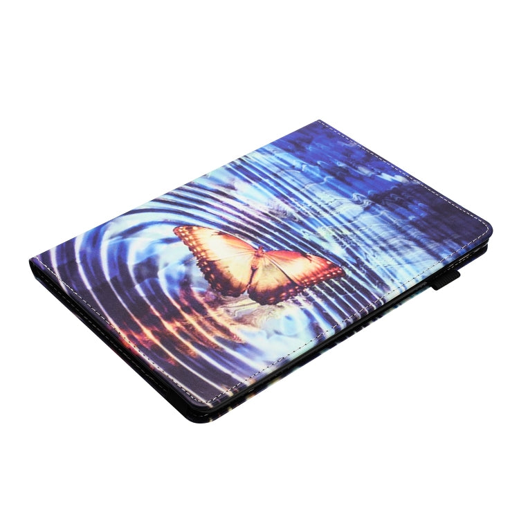 For Huawei MediaPad T3 10 Sewing Litchi Texture Smart Leather Tablet Case(Butterfly) - Huawei by PMC TechLife | Online Shopping South Africa | PMC TechLife | Buy Now Pay Later Mobicred