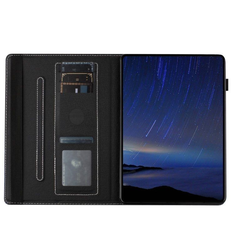 For Huawei MediaPad T3 10 Sewing Litchi Texture Smart Leather Tablet Case(Cat) - Huawei by PMC TechLife | Online Shopping South Africa | PMC TechLife | Buy Now Pay Later Mobicred