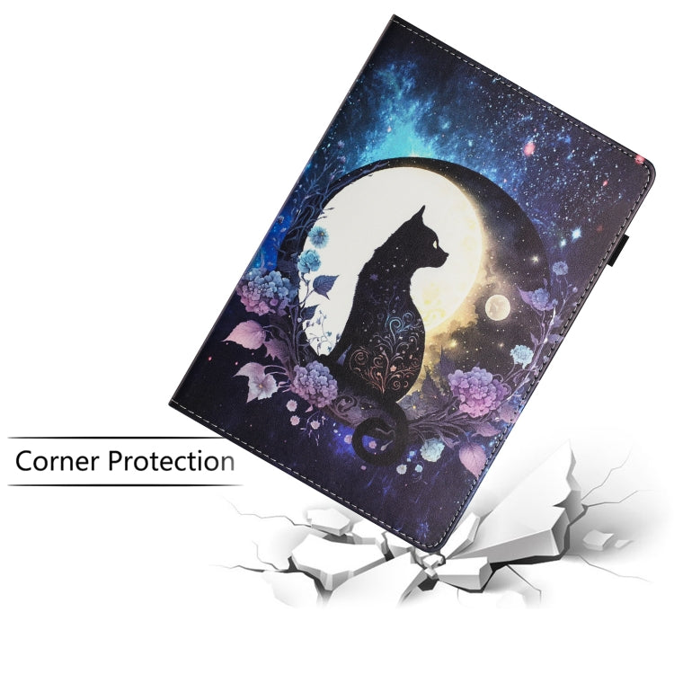 For Huawei MediaPad T3 10 Sewing Litchi Texture Smart Leather Tablet Case(Cat) - Huawei by PMC TechLife | Online Shopping South Africa | PMC TechLife | Buy Now Pay Later Mobicred