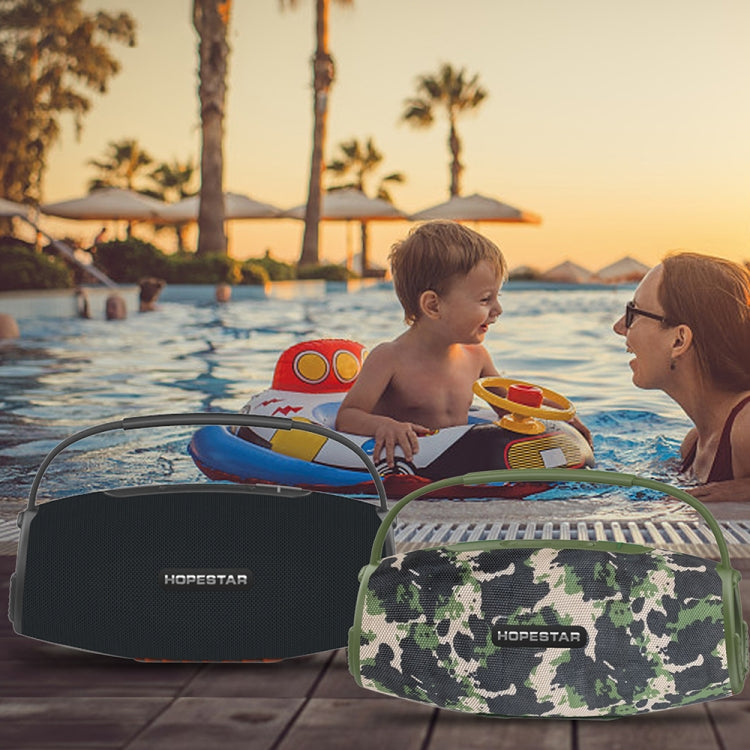 HOPESTAR H51 IPX6 Waterproof Outdoor Portable Wireless Bluetooth Speaker(Blue) - free shipping - PMC Jewellery - Order now!