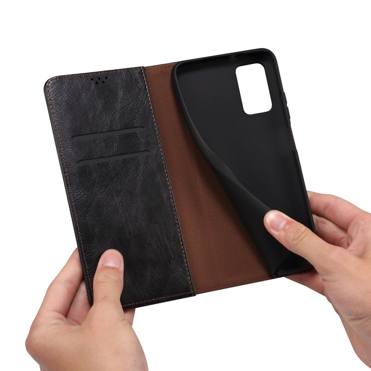 For Nothing Phone 2A Oil Wax Crazy Horse Texture Leather Phone Case(Black) - More Brand by PMC TechLife | Online Shopping South Africa | PMC TechLife | Buy Now Pay Later Mobicred