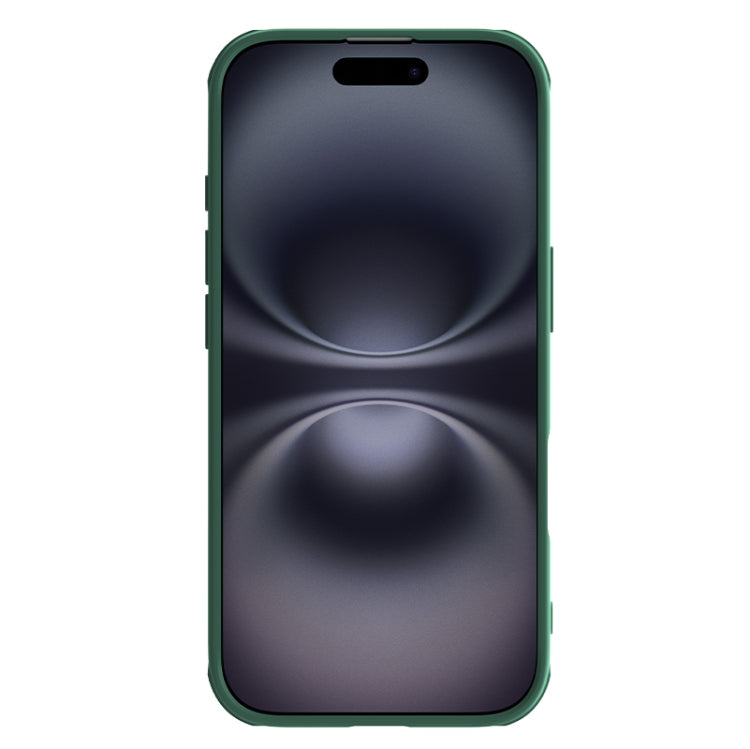 For iPhone 16 Plus NILLKIN CamShield Pro PC Phone Case(Green) - iPhone 16 Plus Cases by NILLKIN | Online Shopping South Africa | PMC Jewellery | Buy Now Pay Later Mobicred