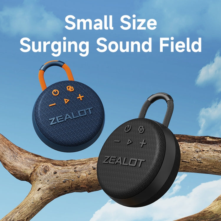 Zealot S77 IPX7 Waterproof Portable Wireless Bluetooth Speaker(Orange) - Waterproof Speaker by ZEALOT | Online Shopping South Africa | PMC Jewellery | Buy Now Pay Later Mobicred