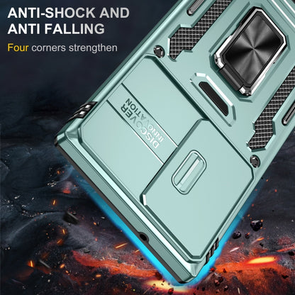 For Samsung Galaxy S24 Ultra 5G Armor PC + TPU Camera Shield Phone Case(Alpine Green) - Galaxy S24 Ultra 5G Cases by PMC Jewellery | Online Shopping South Africa | PMC Jewellery