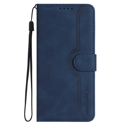 For iPhone SE 2024 Heart Pattern Skin Feel Leather Phone Case(Royal Blue) - More iPhone Cases by PMC Jewellery | Online Shopping South Africa | PMC Jewellery | Buy Now Pay Later Mobicred