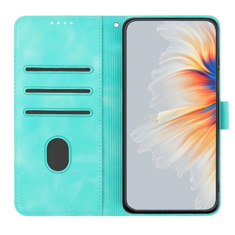 For iPhone 17 Heart Pattern Skin Feel Leather Phone Case(Light Blue) - free shipping - PMc TechLife - Order now!