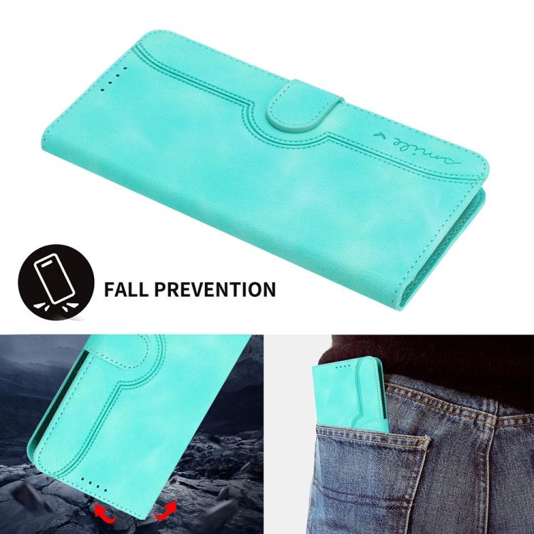 For iPhone 17 Heart Pattern Skin Feel Leather Phone Case(Light Blue) - free shipping - PMc TechLife - Order now!