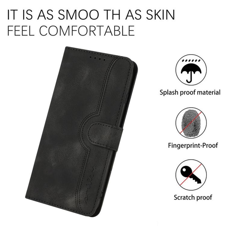 For iPhone 17 Pro Max Heart Pattern Skin Feel Leather Phone Case(Black) - free shipping - PMc TechLife - Order now!