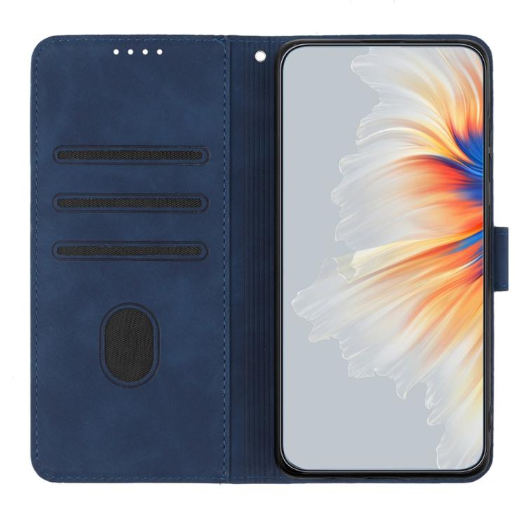For iPhone 17 Pro Heart Pattern Skin Feel Leather Phone Case(Royal Blue) - free shipping - PMc TechLife - Order now!