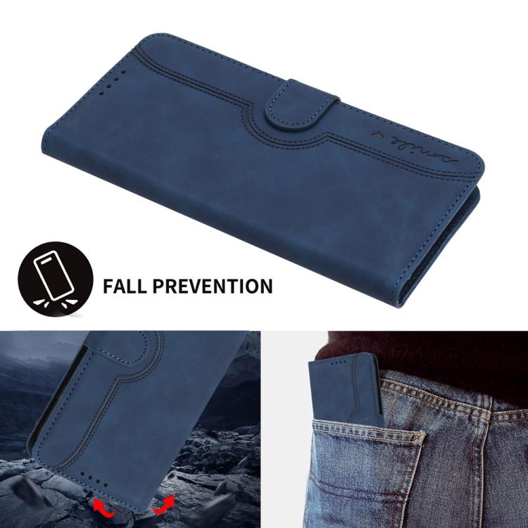 For iPhone 17 Pro Heart Pattern Skin Feel Leather Phone Case(Royal Blue) - free shipping - PMc TechLife - Order now!
