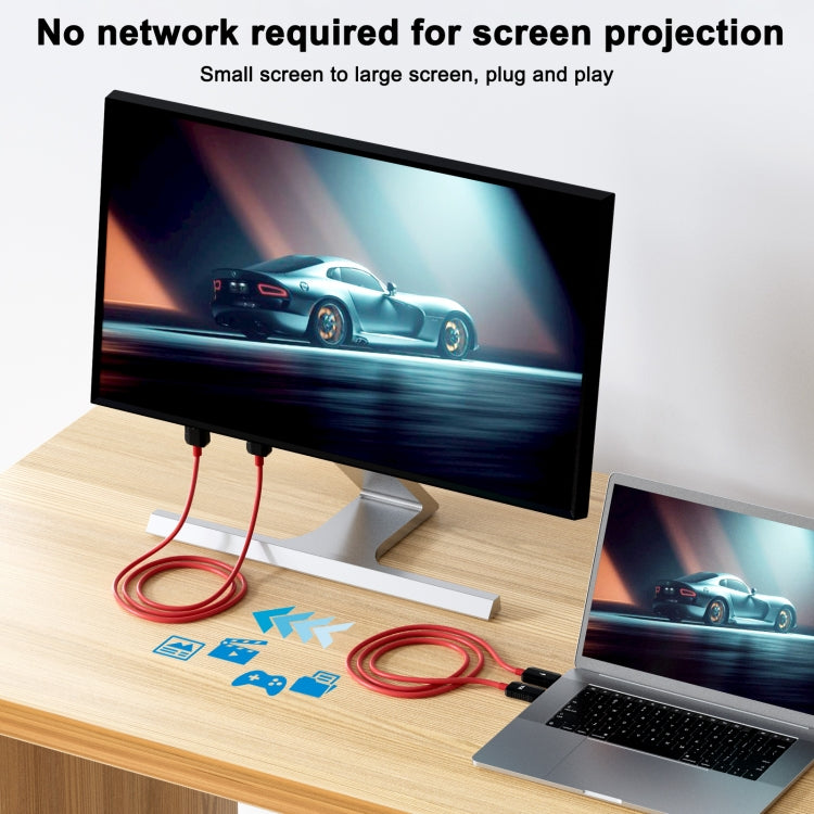 THT-020-8-2 4 in 1 HDMI Transmitter Wireless Screen Sharer Set(Black) - Wireless Display Dongle by PMC TechLife | Online Shopping South Africa | PMC TechLife | Buy Now Pay Later Mobicred