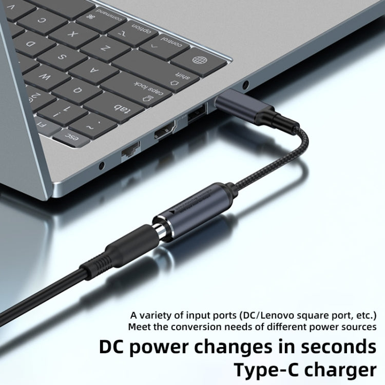 DC 4.5 x 0.6mm to USB-C / Type-C Male 100W Computer Charging Adapter Connector - Universal Power Adapter by PMC TechLife | Online Shopping South Africa | PMC TechLife