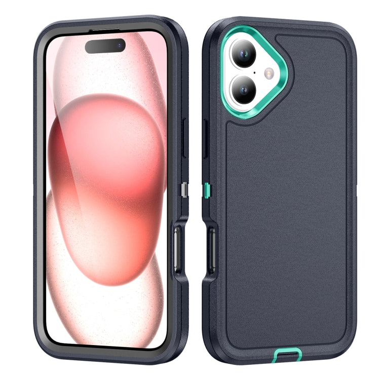 For iPhone 16 Plus Life Waterproof Rugged Phone Case(Dark Blue + Light Blue) - iPhone 16 Plus Cases by PMC TechLife | Online Shopping South Africa | PMC TechLife | Buy Now Pay Later Mobicred