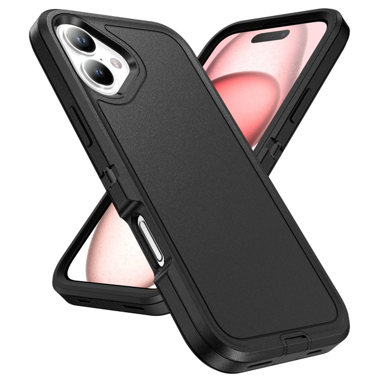 For iPhone 16 Life Waterproof Rugged Phone Case(Black) - iPhone 16 Cases by PMC Jewellery | Online Shopping South Africa | PMC Jewellery | Buy Now Pay Later Mobicred