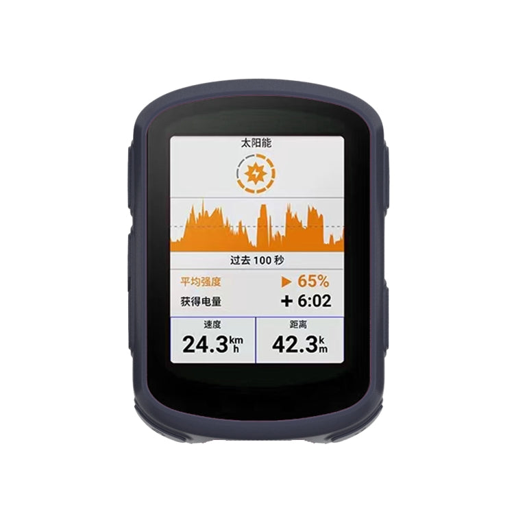 For Garmin Edge 540 / 840 Stopwatch Silicone Protective Case(Midnight Blue) - Watch Cases by PMC TechLife | Online Shopping South Africa | PMC TechLife