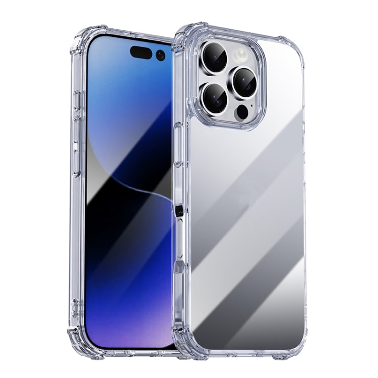 For iPhone 16 Pro iPAKY Crystal Clear Series Shockproof PC + TPU Protective Phone Case(Transparent) - More iPhone Cases by iPAKY | Online Shopping South Africa | PMC Jewellery | Buy Now Pay Later Mobicred