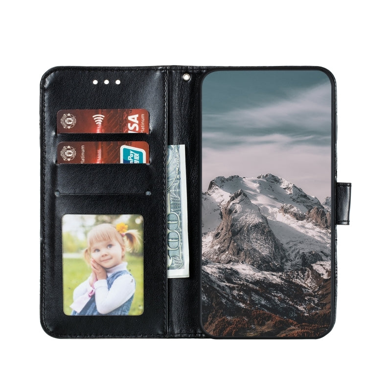 For iPhone 16 Plus Mandala Embossing Pattern Horizontal Flip Leather Phone Case(Black) - iPhone 16 Plus Cases by PMC TechLife | Online Shopping South Africa | PMC TechLife | Buy Now Pay Later Mobicred