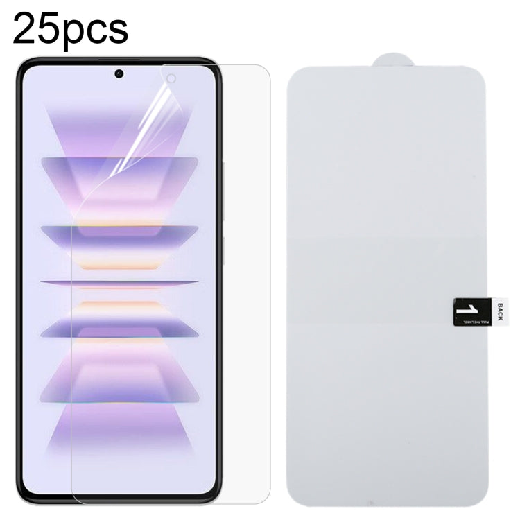 For Xiaomi Redmi K70 Pro / K70 Ultra 25pcs Full Screen Protector Explosion-proof Hydrogel Film -  by PMC Jewellery | Online Shopping South Africa | PMC Jewellery | Buy Now Pay Later Mobicred