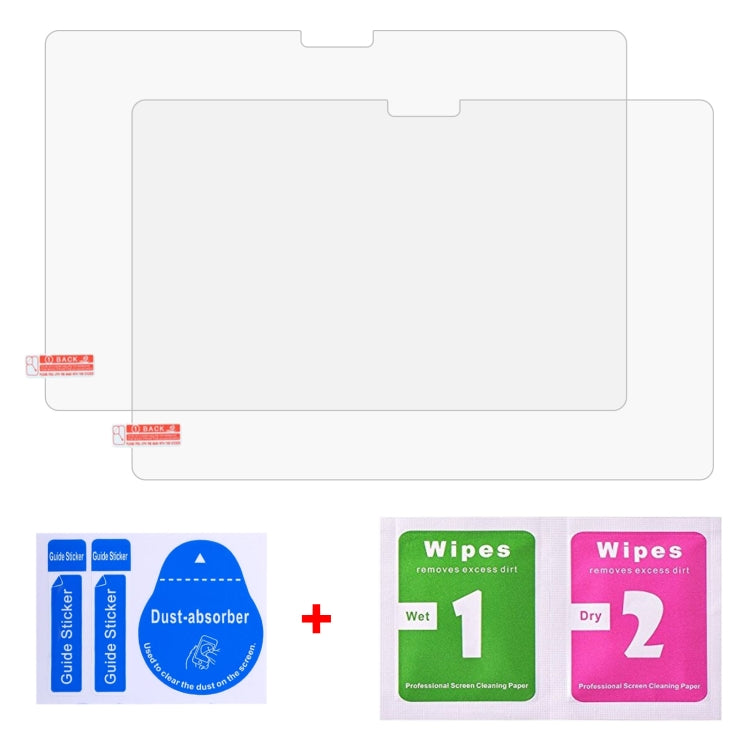 For Ulefone Tab A8 2pcs 9H 0.3mm Explosion-proof Tempered Glass Film - Others by PMC Jewellery | Online Shopping South Africa | PMC Jewellery | Buy Now Pay Later Mobicred