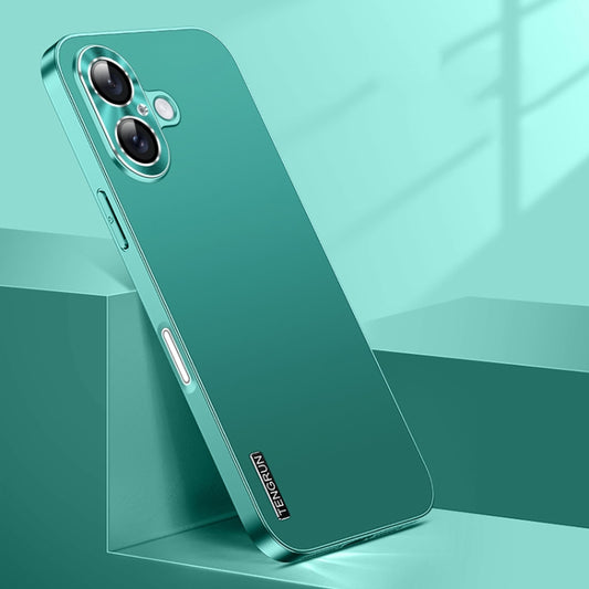 For iPhone 16 Streamer Series Micro Frosted Metal Paint PC Phone Case(Alpine Green) - iPhone 16 Cases by PMC Jewellery | Online Shopping South Africa | PMC Jewellery | Buy Now Pay Later Mobicred