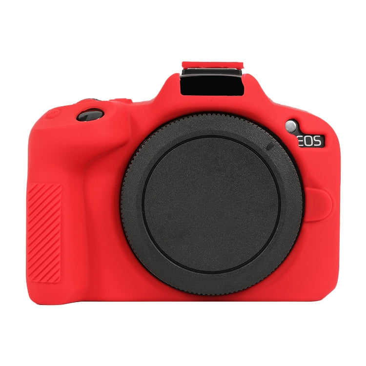 For Canon EOS R50 Soft Silicone Protective Case(Red) - Protective Case by PMC TechLife | Online Shopping South Africa | PMC TechLife | Buy Now Pay Later Mobicred