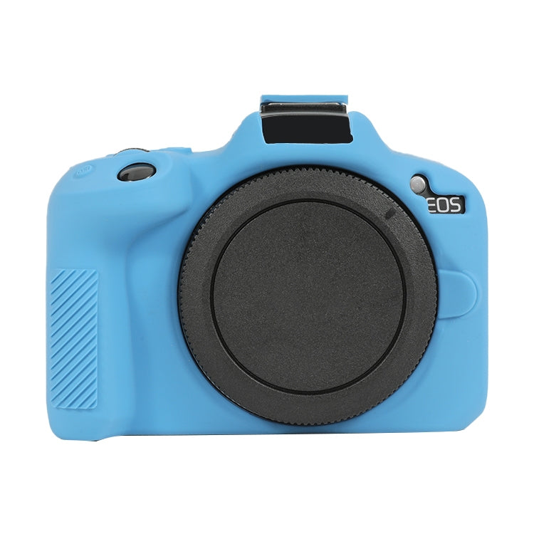 For Canon EOS R50 Soft Silicone Protective Case(Dark Blue) - Protective Case by PMC Jewellery | Online Shopping South Africa | PMC Jewellery