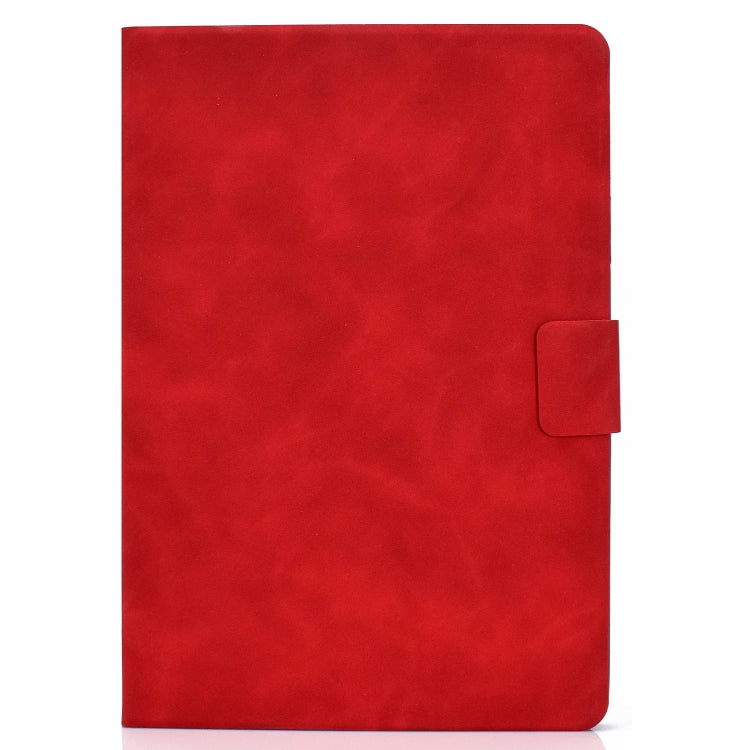 For iPad Pro 11 2024 Cowhide Texture Leather Smart Tablet Case(Red) - iPad Pro 11 2024 Cases by PMC TechLife | Online Shopping South Africa | PMC TechLife | Buy Now Pay Later Mobicred