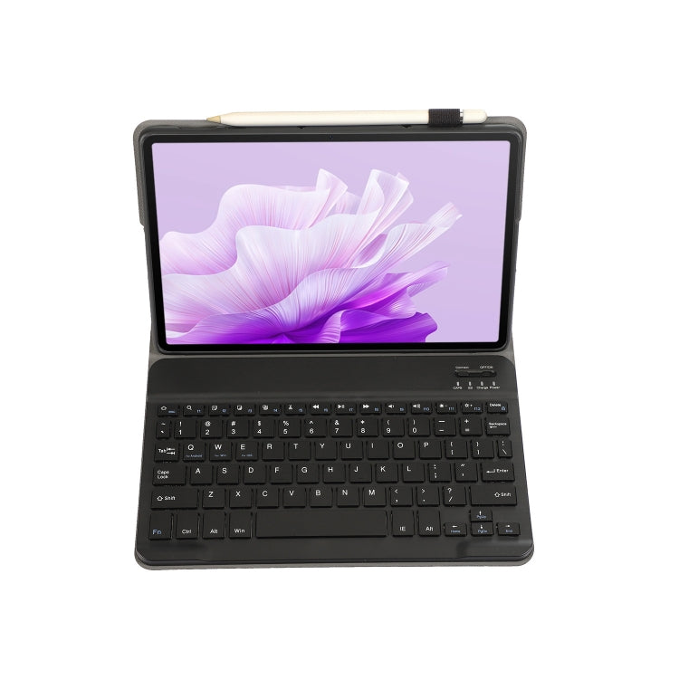 For Huawei MatePad 11.5 2023 AH17 Lambskin Texture Ultra-thin Detachable Bluetooth Keyboard Leather Case(Black) - Huawei Keyboard by PMC TechLife | Online Shopping South Africa | PMC TechLife