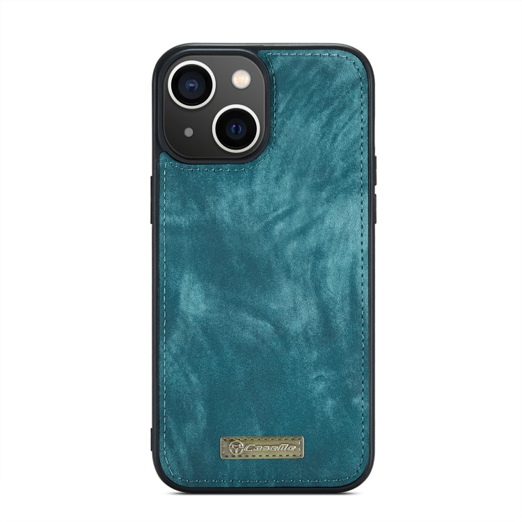 For iPhone 15 CaseMe 008 Detachable Multifunctional Leather Phone Case(Blue) - iPhone 15 Cases by CaseMe | Online Shopping South Africa | PMC Jewellery | Buy Now Pay Later Mobicred