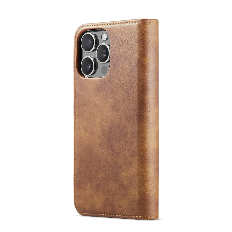 For iPhone 16 Pro DG.MING Crazy Horse Texture Detachable Magnetic Leather Phone Case(Brown) - iPhone 16 Pro Cases by DG.MING | Online Shopping South Africa | PMC Jewellery | Buy Now Pay Later Mobicred