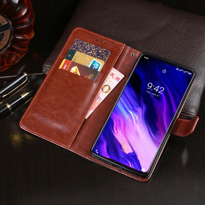 For UMIDIGI S5 Pro idewei Crazy Horse Texture Horizontal Flip Leather Case with Holder & Card Slots & Wallet(Brown) - More Brand by idewei | Online Shopping South Africa | PMC Jewellery | Buy Now Pay Later Mobicred