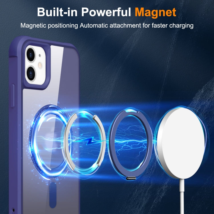 For iPhone 12 / 12 Pro MagSafe Magnetic Rotating Holder Phone Case(Klein Blue) - iPhone 12 / 12 Pro Cases by PMC Jewellery | Online Shopping South Africa | PMC Jewellery