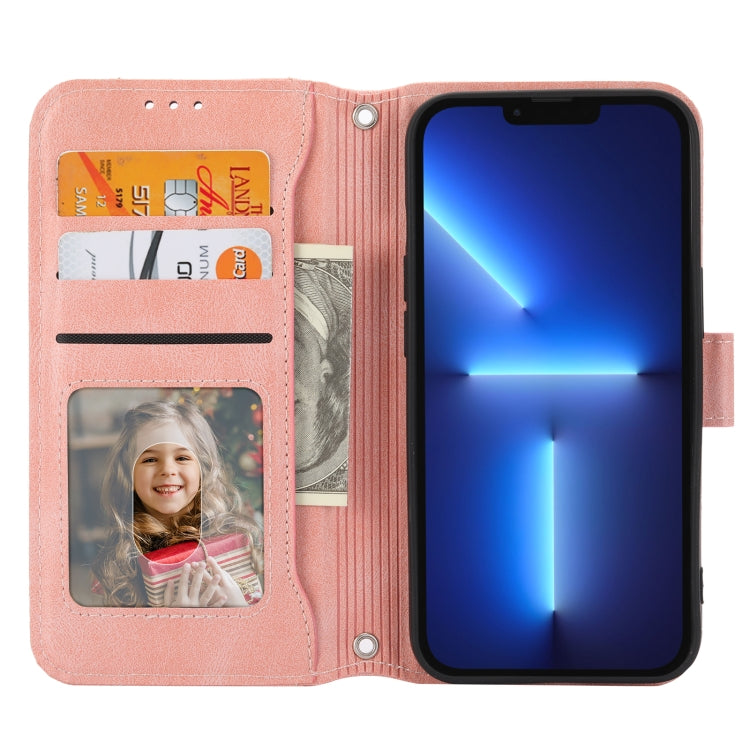 For iPhone 16 Pro Max Oil Skin Zipper Wallet Leather Phone Case(Pink) - iPhone 16 Pro Max Cases by PMC Jewellery | Online Shopping South Africa | PMC Jewellery | Buy Now Pay Later Mobicred