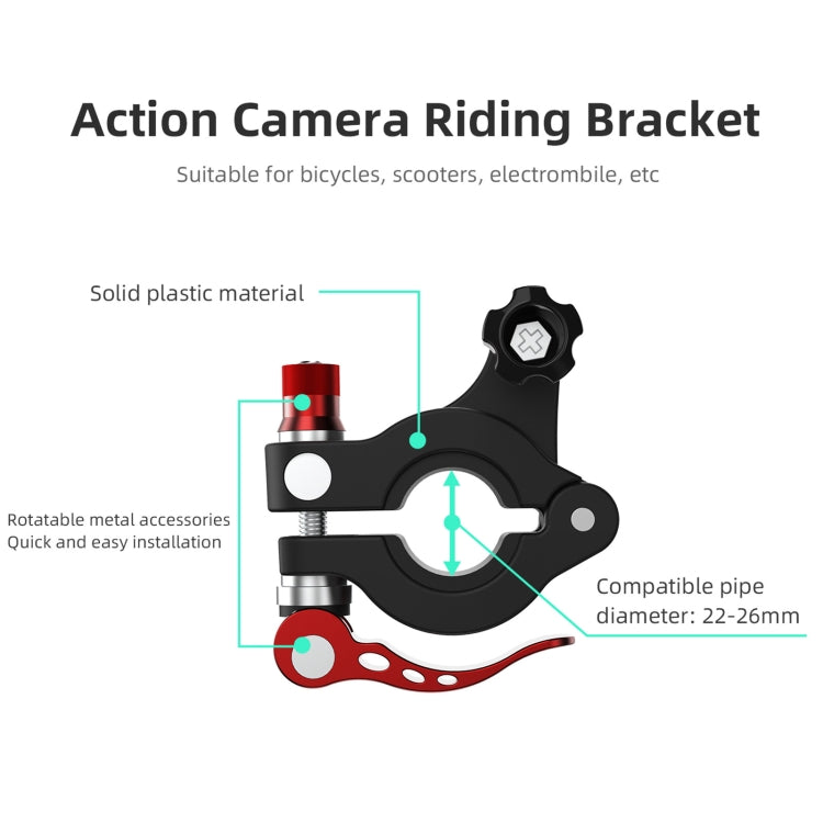 For DJI Air 3 / RC 2 Sunnylife ZJ669 Remote Control Riding Bracket(Black) - Other by Sunnylife | Online Shopping South Africa | PMC TechLife | Buy Now Pay Later Mobicred