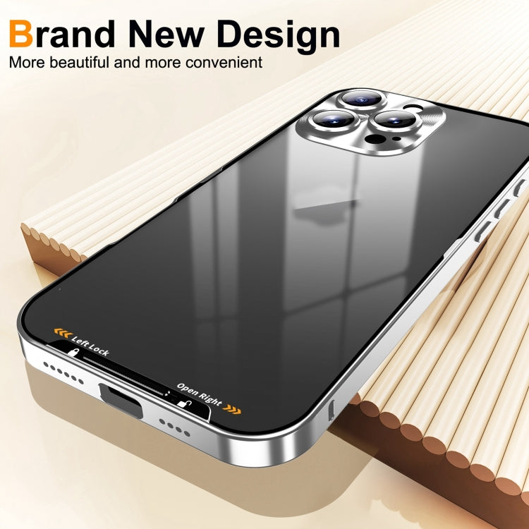 For iPhone 16 Pro Max Frosted Metal Phone Case(Silver) - iPhone 16 Pro Max Cases by PMC Jewellery | Online Shopping South Africa | PMC Jewellery | Buy Now Pay Later Mobicred
