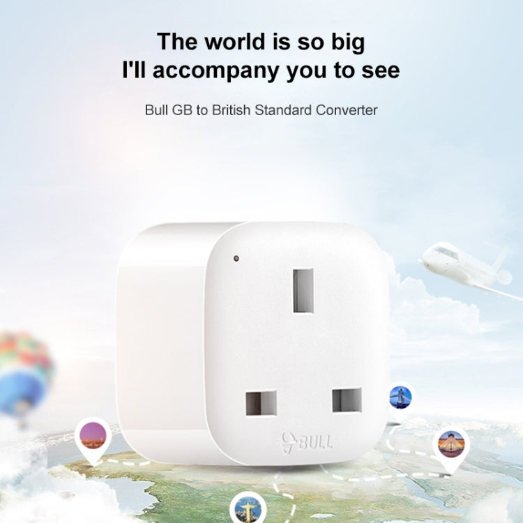 BULL CN Plug to UK Plug Converter UK Plug - Plug Adaptor by PMC TechLife | Online Shopping South Africa | PMC TechLife | Buy Now Pay Later Mobicred