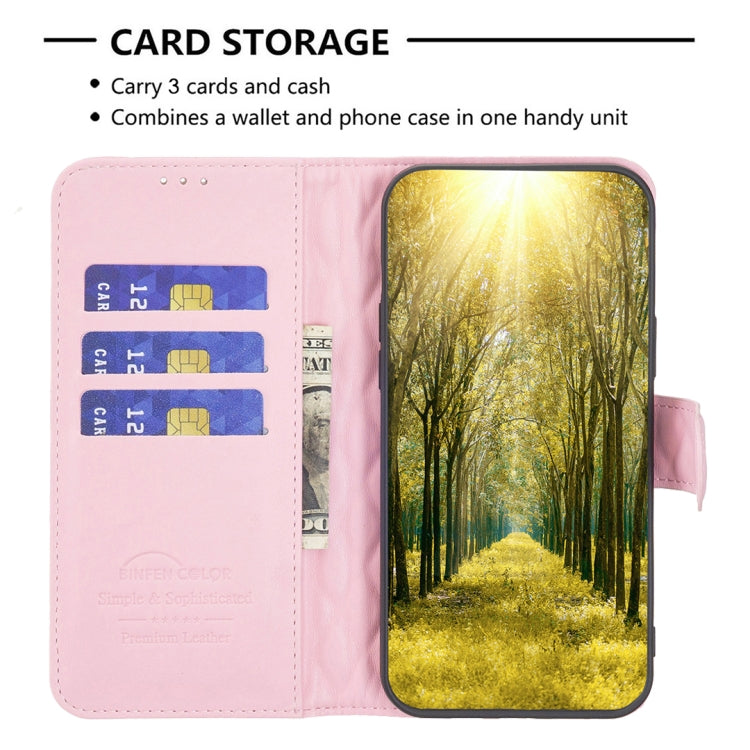 For Honor 100 Diamond Lattice Wallet Flip Leather Phone Case(Pink) - Honor Cases by PMC TechLife | Online Shopping South Africa | PMC TechLife | Buy Now Pay Later Mobicred